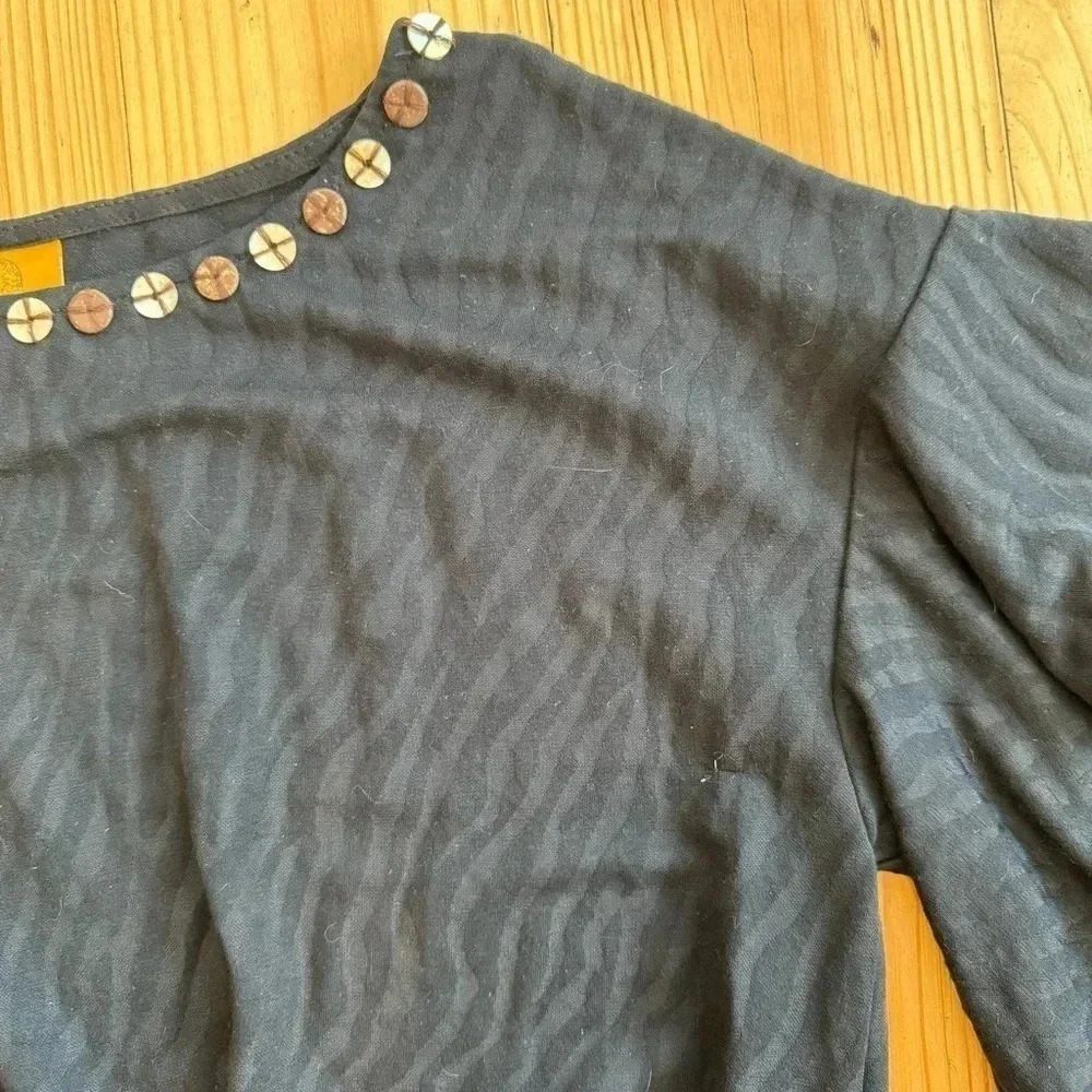 Ruby Rd Tie Crop Top - Picture 2 of 5